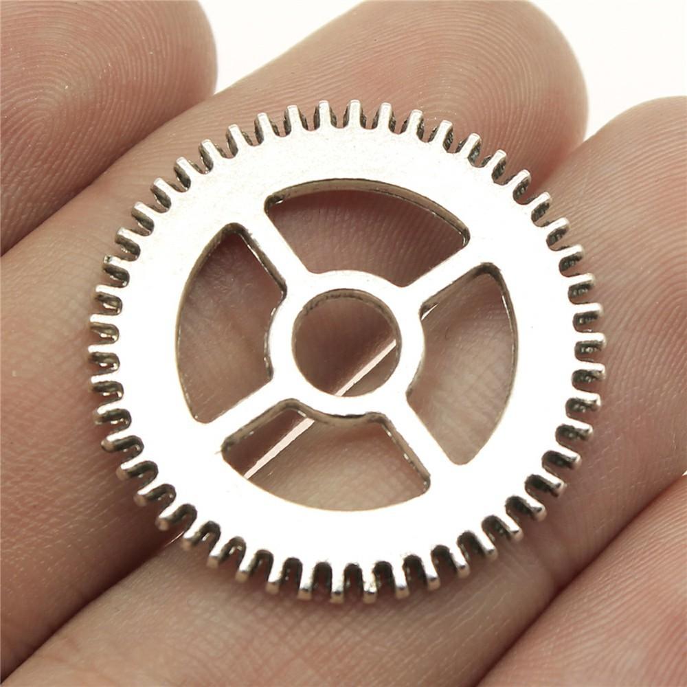 10pcs Big Size Alloy Charm Mechanical Steampunk Cogs & Gears Diy Accessories For DIY Jewelry Making