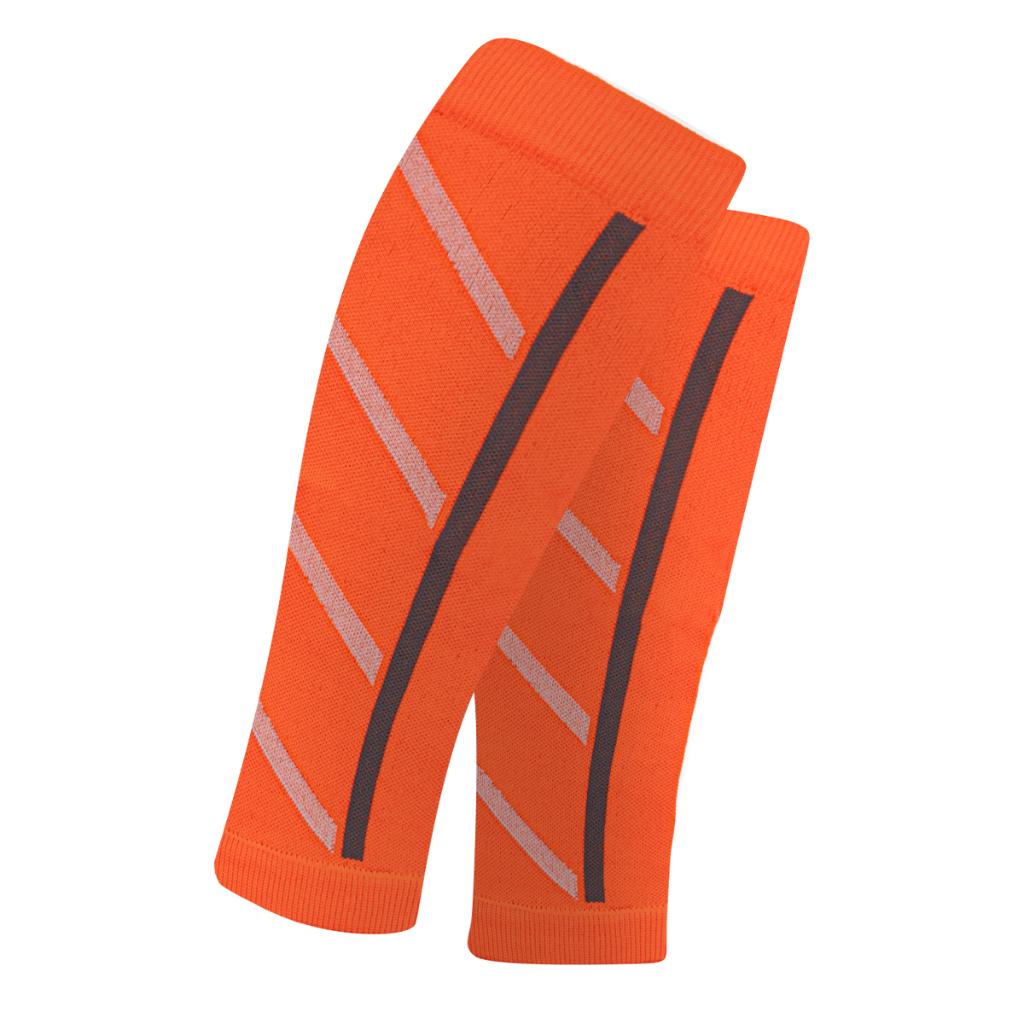 

1Pair Calf Compression Sleeves Fatigue Relief Leg Sleeves Comfortable Breathable Outdoor Sports Marathon Footless Leg Socks помаранчевий