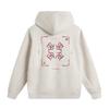 Li Ning Daily Prosperity Series Cny Zodiac Year Casual Simple Solid Color Hooded Pullover Sweatshirt Men sweatshirt Flower-Gray Tile-Gray AWDV457-3