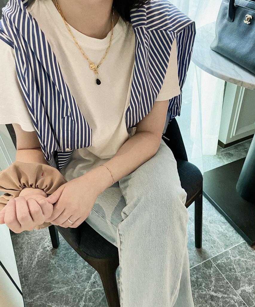 Ourthings Classic Moment Letter Necklace