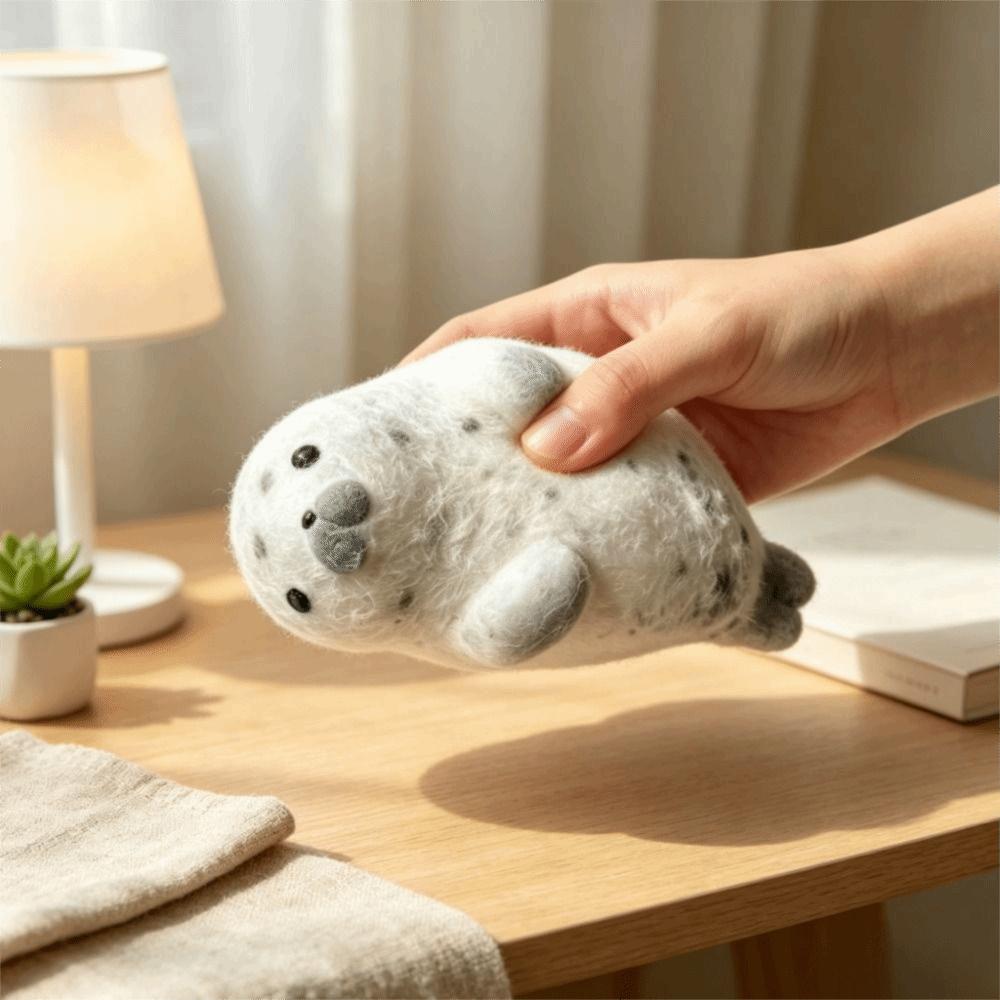 Realistic Seal Simulation Seal Squishy Toys Slow Rebound Simulation Seal Pinch Toy Office Toy