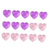 15PCS Reusable   Cute Cartoon Heart Shaped Refreezable Washable Plastic  S for Making Cold Drink