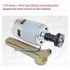 CHANCS 775 DC Motor Gear Motor with Double Ball Bearings and M10 Sorvall Decoupler Connecting Rod for High Torque DIY Parts 12V/24V