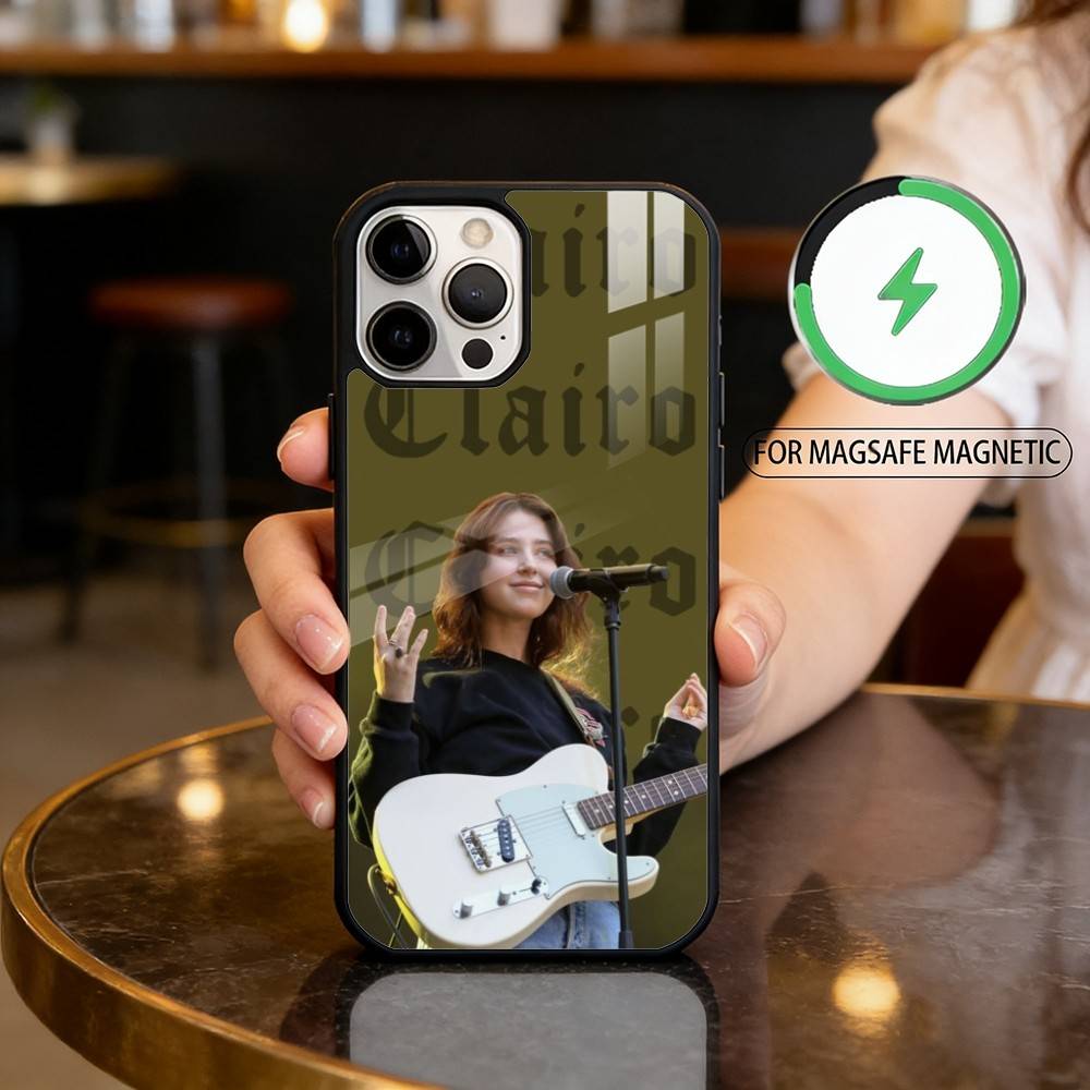 Singer C-Clairo Charm Phone Case For iPhone17,16,15,14,13,12,11 Plus,Pro Max Magnetic For Magsafe Wireless Charging