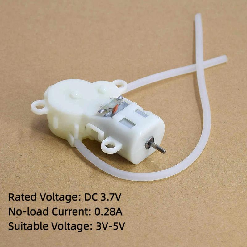 Dc3.7V-5V 17Ml/Min Small 130 Motor Peristaltic Dosing Pump Micro Self-Priming Suction Liquid Water Pump Reverseable Direction