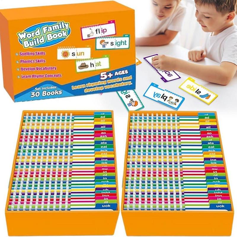 New Reading Book 30 Read And Rhyme Build Books Word Family Build  Books Flash Cards Vocabulary Cards Educational Reading