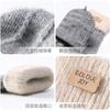 Knitted Handsome Half-Finger Outdoor Riding Warm And Cold Gloves Piled Thickened Student Flip Gloves