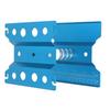 RC Car Work Stand Aluminum Repair Workstation Model Repair Table With Accurate Scale 360 Degree Rotation Blue