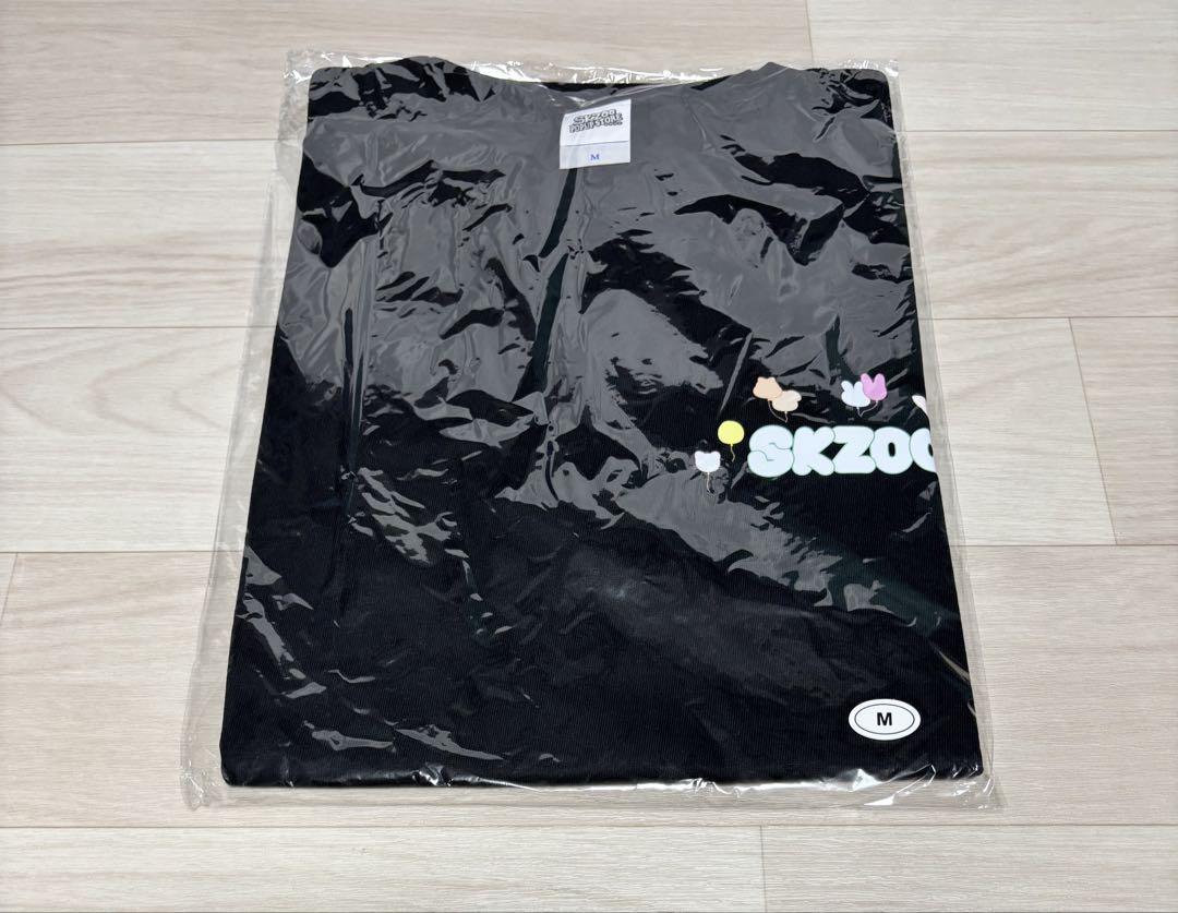 

[Б/У] Официальный мерч Stray Kids, Черная футболка среднего размера