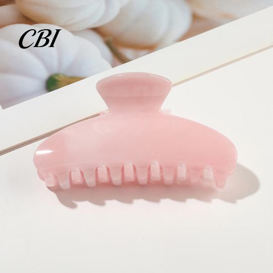 Scratch-resistant Hair Clip Back Head Claw, Macaron Color Shower Clip, Smooth Surface Large Damage-free Anti-Slip Teeth Accessory for Buns Commuting