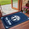 Crystal Velvet Rug Custom Name Text, Soft Non Slip Floor Mat Home DecorFC Zürich