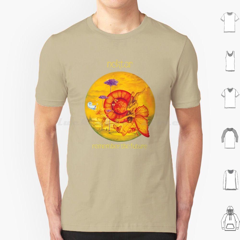 Retro Prog Rock T Shirt Big Size 100% Cotton Prog Progressive Krautrock Classic Vinyl Nektar Psychedelic S