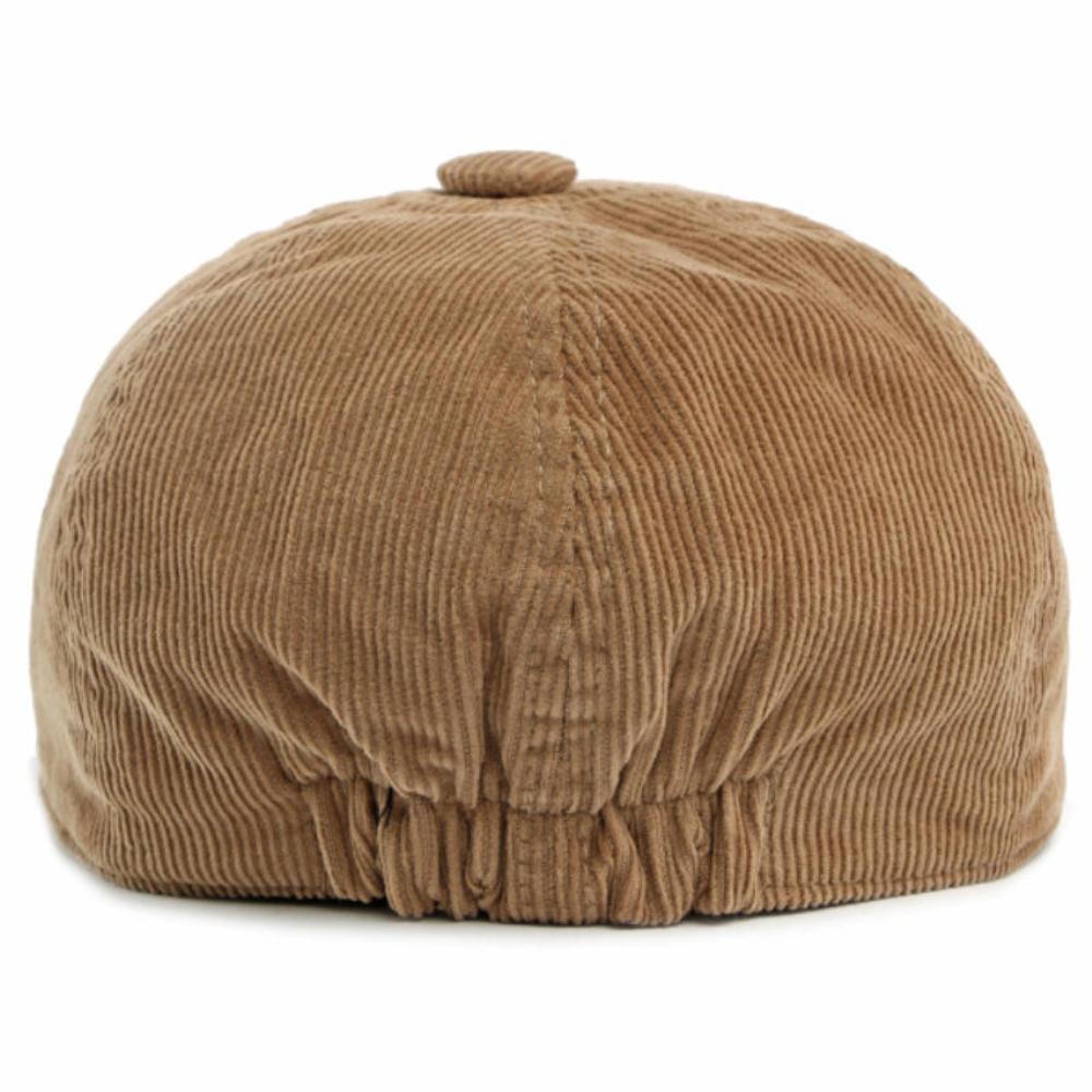 HT5051 Mens Berets Women Retro Artist Painter Beret Hat Spring Autumn Winter Flat Cap Male Female Corduroy Octagonal Beret Caps