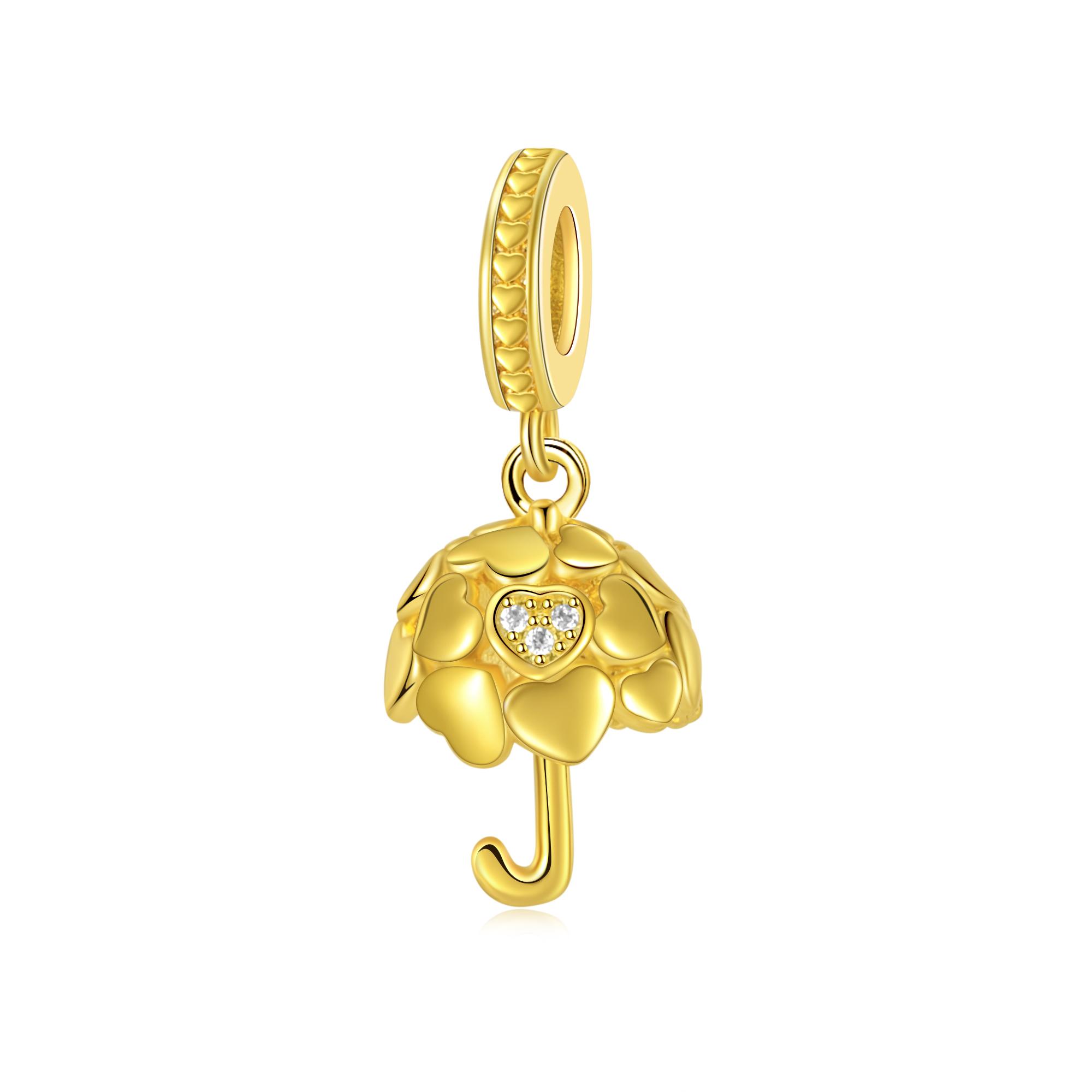 

Unique Silver-Plated Juice Dessert Mushroom Umbrella Trophy Hat Charm Fit DIY Bracelet Necklace Fine Jewelry Gifts