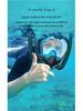 Manufacturer’s Full Face Double Tube Dry Snorkeling and Diving Mask for Adults