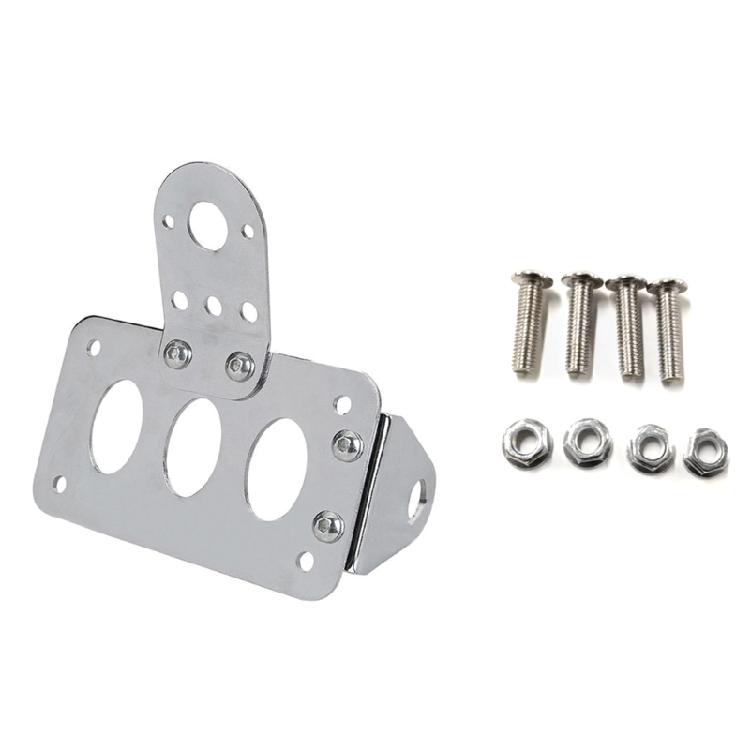 Universal Motorbike Brake Tail Light License Plate Bracket Quality Metal Made