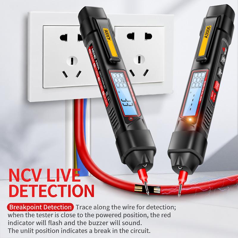 A3006 Mini Pen Type Multimeter Digital Professional 4000 Counts AC/DC Voltage Diode Capacitance Hz Meter Tool
