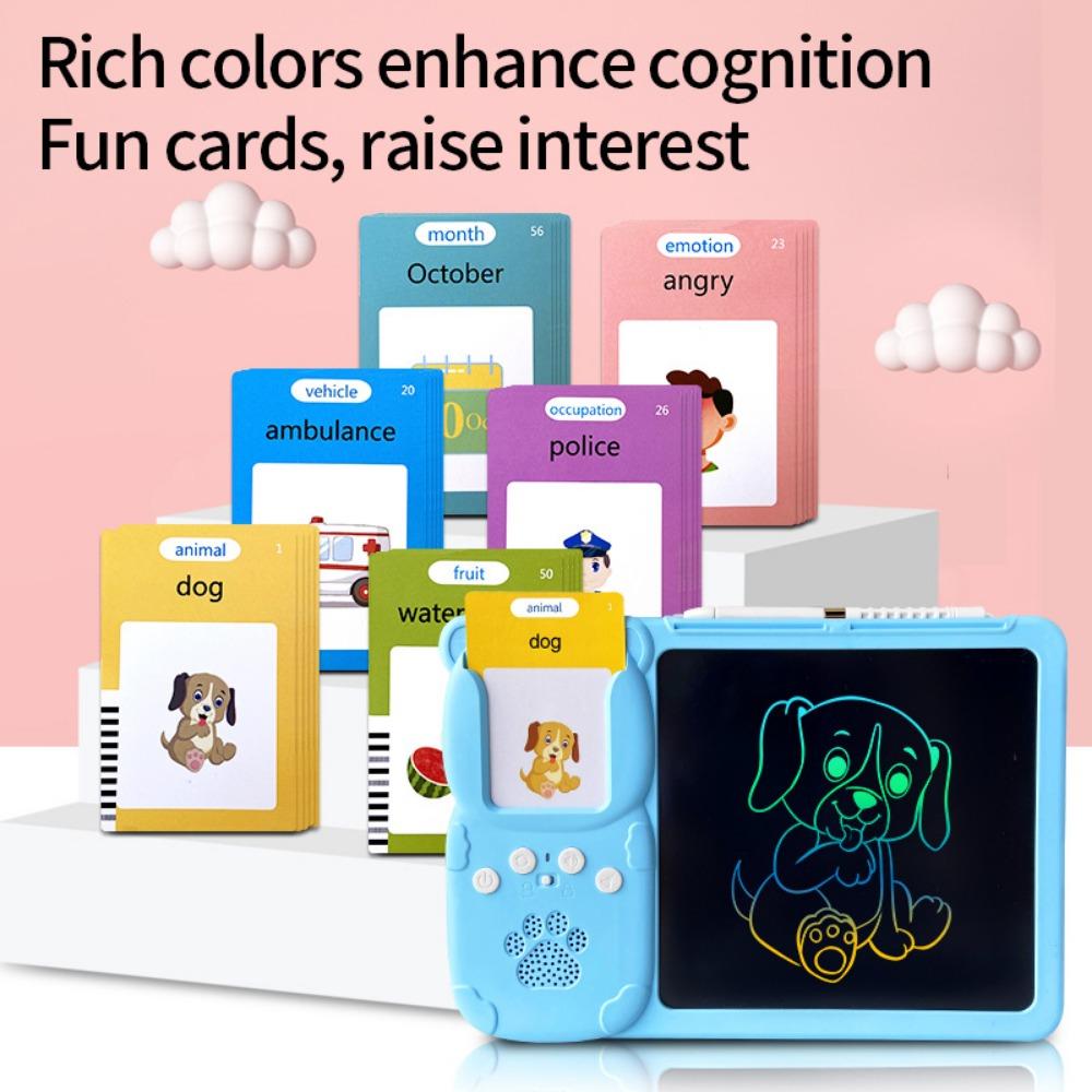 LCD-Handschrifttafel für Kinder, Kartenzeichenmaschine, Karteneinschub, Graffiti-Zeichenbrett, Puzzle, All-in-One-Maschine, Smart Media, Lernspielzeug