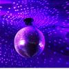 Disco Mirror Ball Party Lesklá koule Vánoční dekorace Jeviště Světlo Rotující skleněná koule Retro Reflexní KTV DJ Light Domácí Dekor