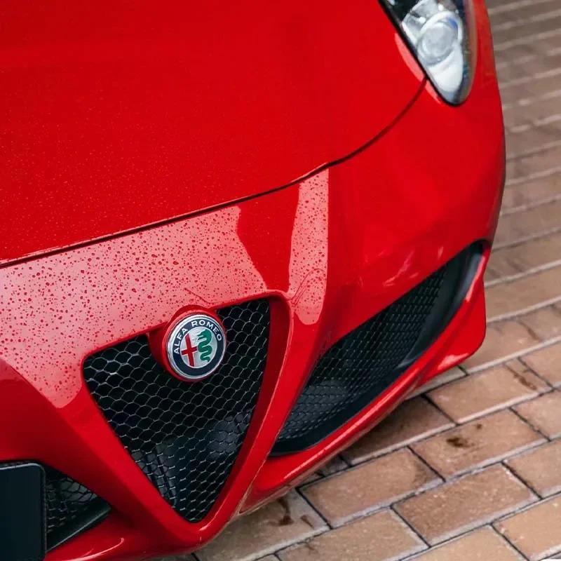 For Alfa Romeo 2026 Hot Sticker 5 Colors 75mm Car Front Hood Emblem Logo Rear Trunk Badge for Alfa Romeo 159 147 Giulietta Stelv