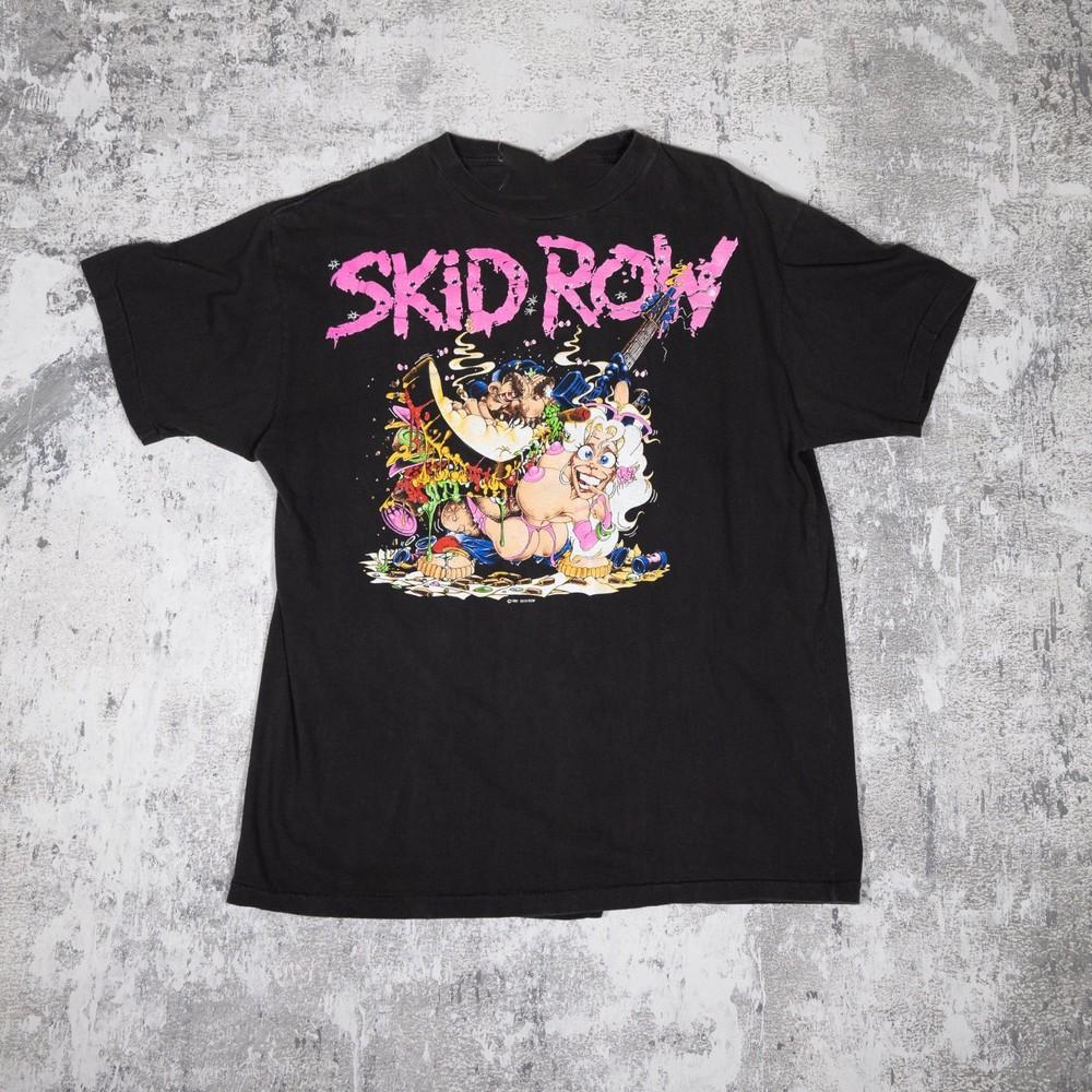 

Винтажная футболка Skid Row Eat F Kill от S до 5XL Унисекс XXXXL