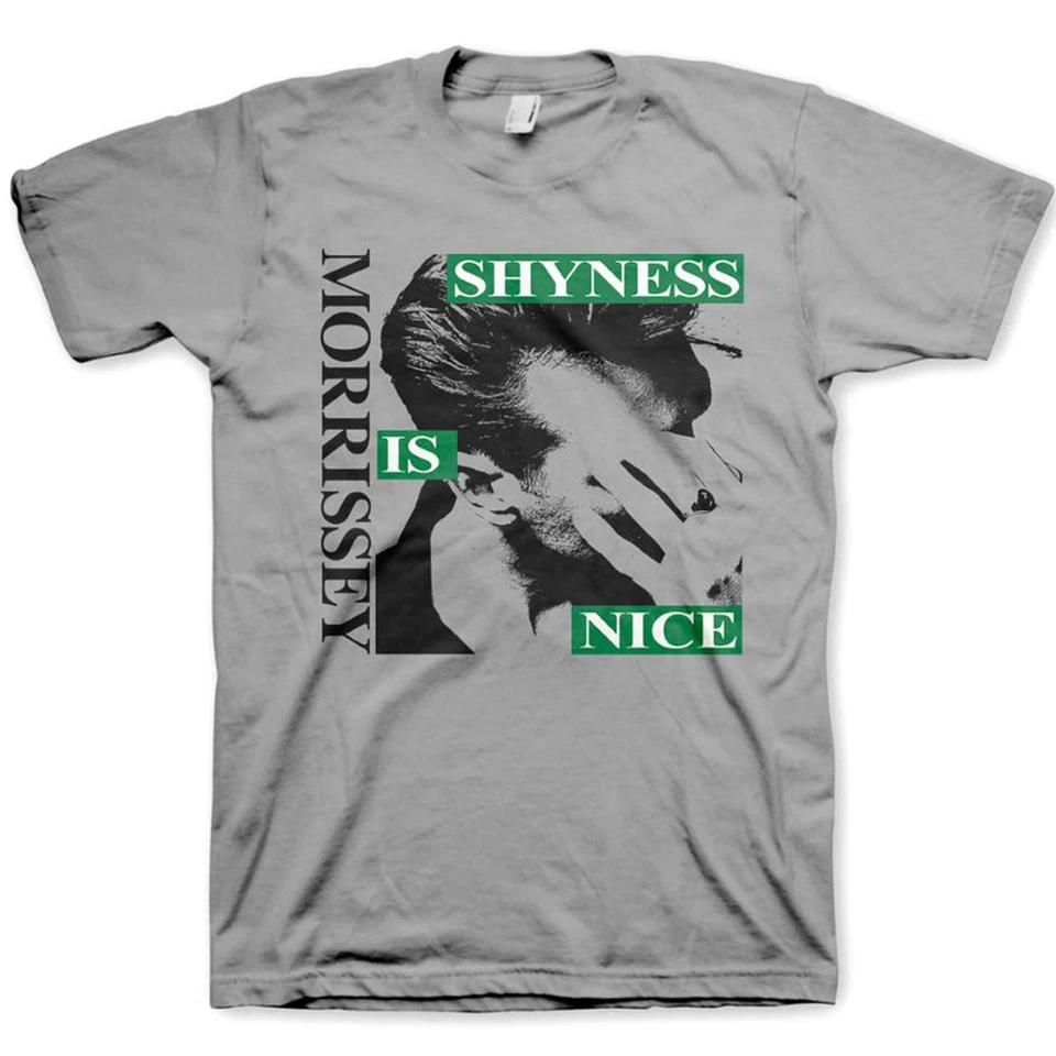 Authentic Morrissey Shyness T-Shirt Grey S M L XL 2XL NEW S