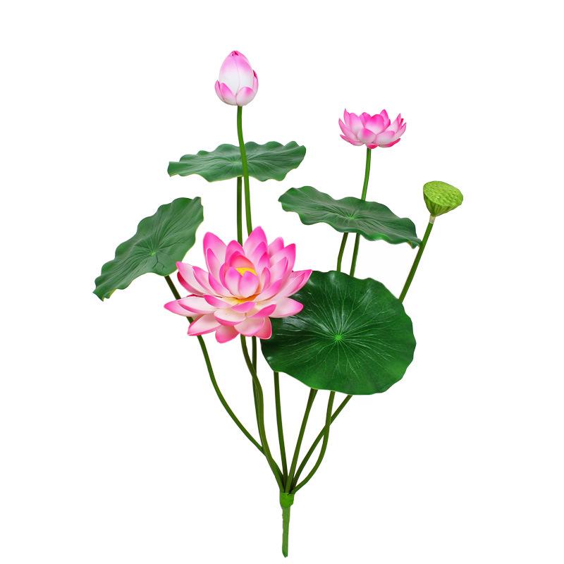 Fiori e Foglie di Loto Artificiali: Decorazione Laghetto di Loto