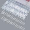 256Pcs/Box Nail Sandwich Dual Form Nail Tips Quickly Building Gel Form Nail System Full Cover Tips Nail Extension Form
