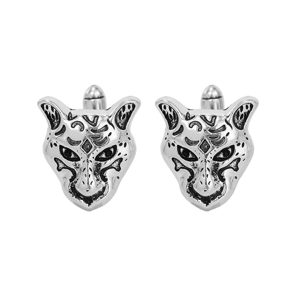 

Mens Sphinx Leopards Lions Elephants Head Cufflinks Vintage Gemelos Shirt Suit Jewelry Accessories