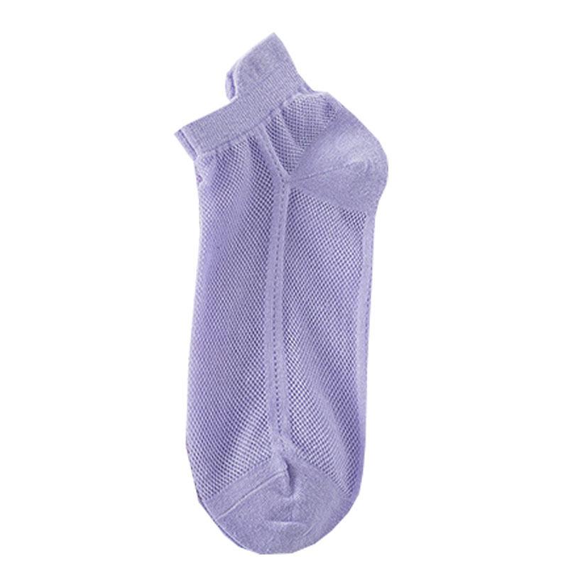 Women's Socks, Short Socks, Summer Thin Boat Socks, Black and White Mesh Ear Lift Sports, Candy-colored Shallow Socks, Summer Trend