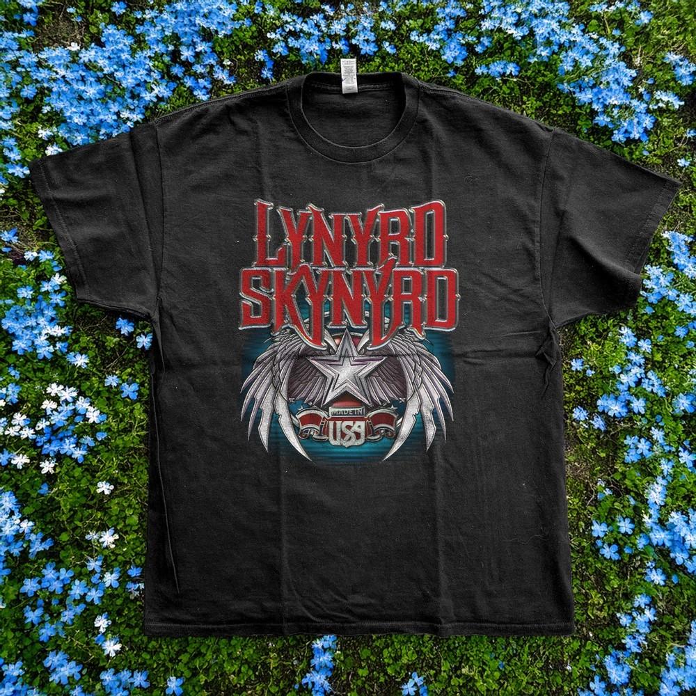 

Vintage Lynyrd Skynyrd Logo Black Unisex TShirt Size S5XL Unisex T-Shirt M