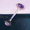 Roller Gua Sha, Amethyst Jade Face Roller Skin Care Tools,Beauty for Facial Massager,Eye Roller For Puffy Eyes,Self Care