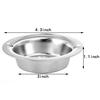 Stainless Steel Kitchen Sink Strainer Sink Basket Strainer with Handle Water Screen for Kitchen Supplies