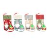 Lovely Christmas Hanging Socks Christmas Stockings Candy Gift Bag Christmas Decorations For Home Office Party