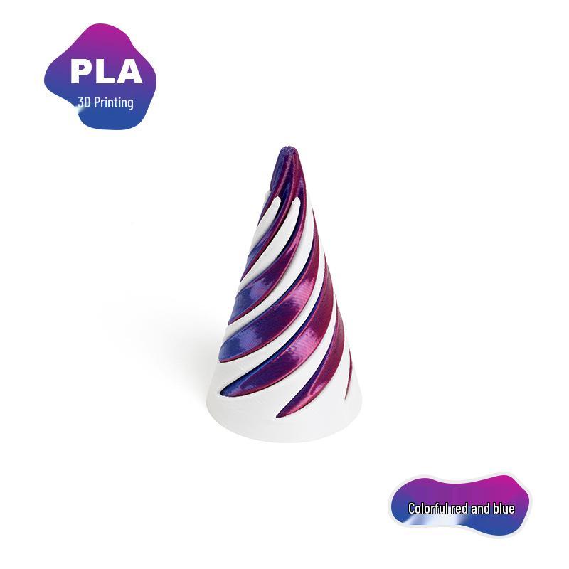 3D Printed Spinning Top: Dragon Figurine Decompression Toy - Two-Color Interlocking Educational Cone Toy
