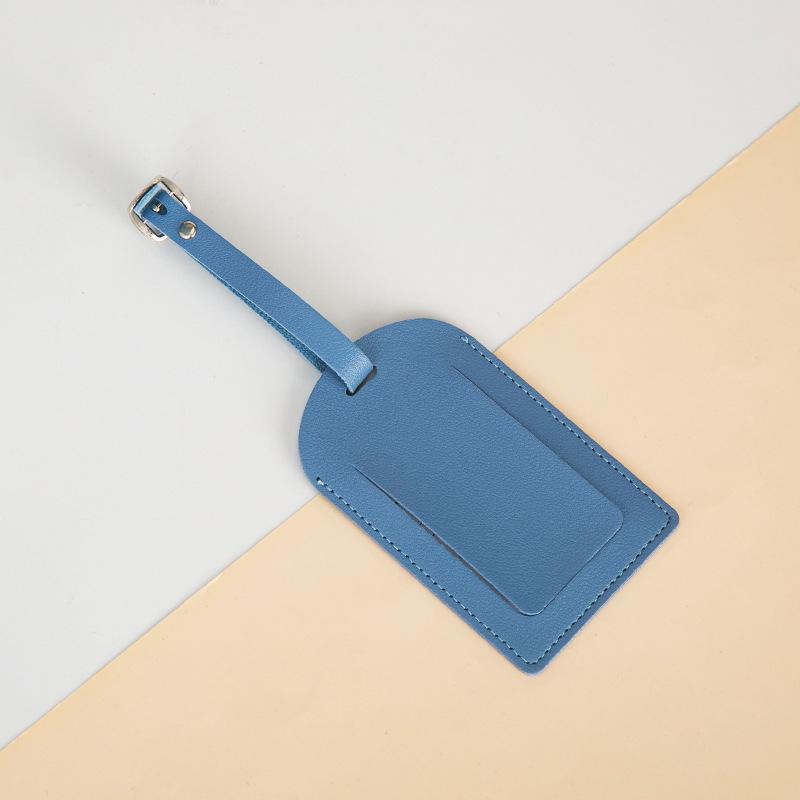 Customizable Multi-Color PU Leather Boarding Pass Card Holder with Lanyard & Luggage Tag