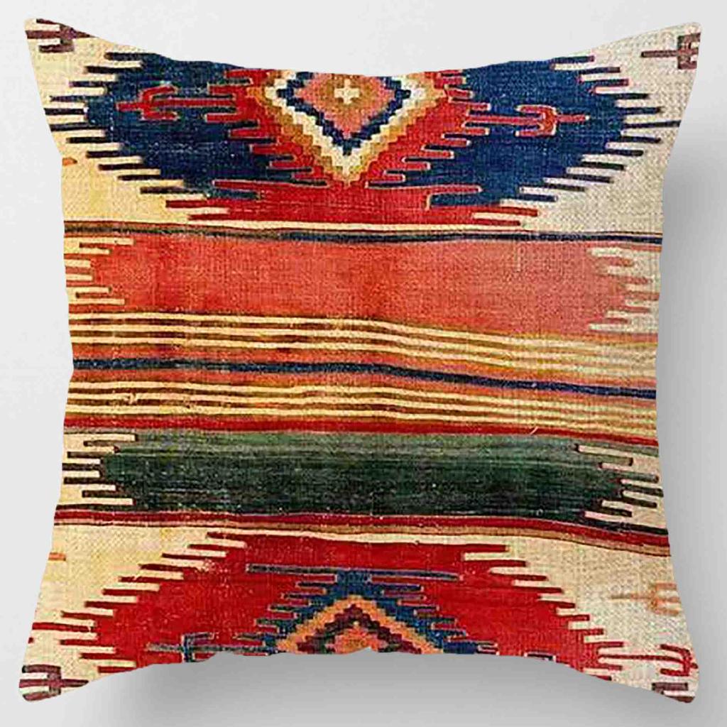 Bohemian Pillowcase Home Decor Polyester Comfortable Seat Cushion Geometric Cushion Family 45* 45cm Pillowcase