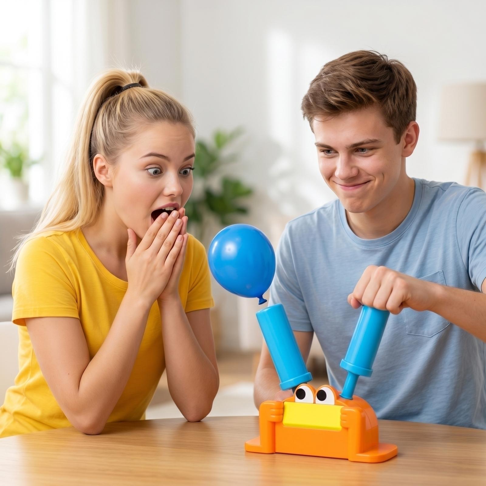 

Interactive Desktop Reaction Game Toy for Parties Family Gatherings Focus and Reflex Challenge Fun Activity Toy for Kids and Adults one size білий