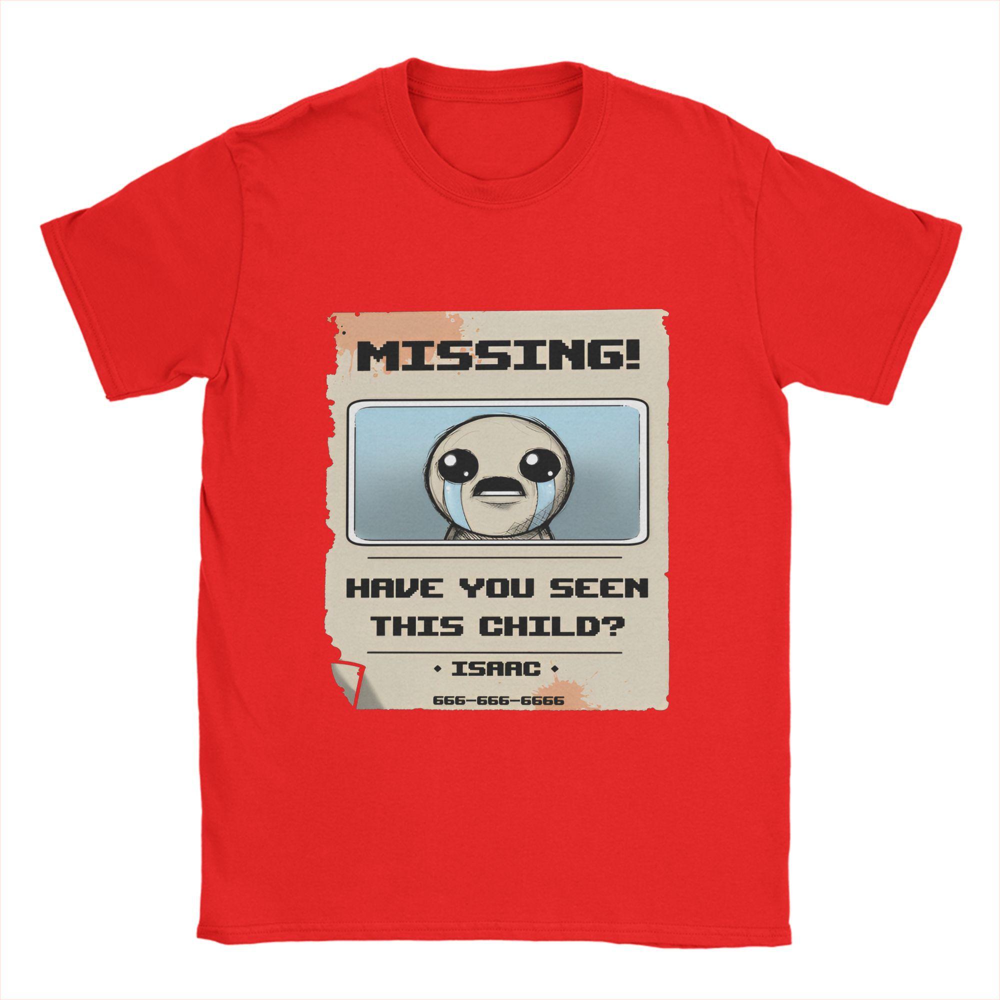 

Футболка Пляжная The Binding Of Isaac Хипстерские Футболки Игра Хлопковая Футболка для Мужчин Базовая Горячая Распродажа Одежда с Коротким Рукавом S