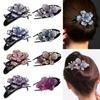 Durable Dovetail Crystal Hair Clips Rhinestone Hairpin Styling Tools Barrette