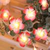 1PC 10Leds 1.5M Led Flower String Lights Bedroom Wedding Party Festival Decorative Fairy Lights Operated Wall Lighting