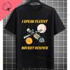Funny Aerospace Engineer Graphic Tshirt with Crazy Enough To Blast You Into Space Slogan Pure Cotton Short Sleeve Casual Tee
