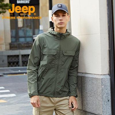 Jeep Men's Outdoor Breathable Sun Protection Shirt