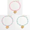 Bohemian Heart Necklace For Women With Glass Beads Summer Beach Vacation Accessory