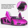 1/18 WELLY Lamborghini Aventador LP700-4 Alaşım Araba Modeli Döküm Metal Oyuncak Araçlar Araba Modeli Yüksek Simülasyon Koleksiyonu Çocuk Hediyeler
