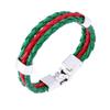 Bracelet en Cuir PU Tressé pour Hommes Femmes