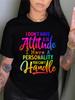 Attitude Personality Handle T-shirt