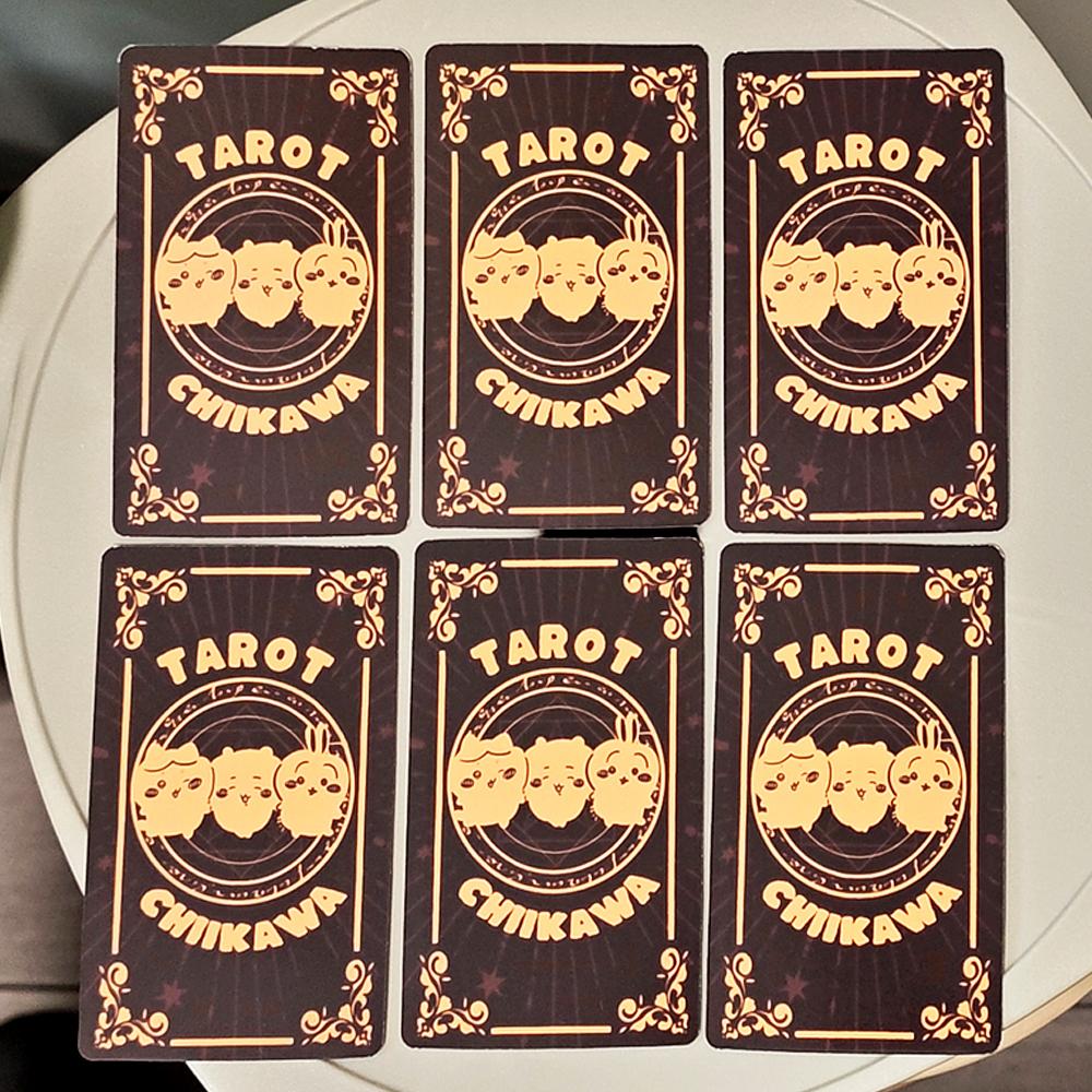 Chiikawa Tarot Deck 10.3*6cm 78 Cards Featuring The Beloved Characters of Chiikawa Hachiware Usagi and Their Charming Friends