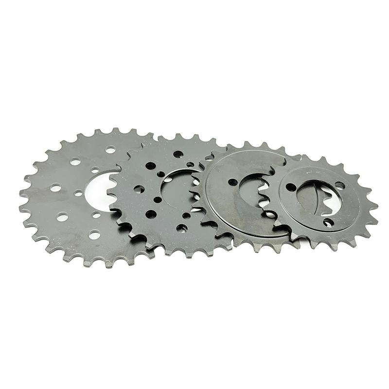 Bicycle #410 Chain 16T 18T 22T 25T 28T Fixed Sprocket Gear Fit For Electric Scooter Bike Brake Disc Mount Big Chain Wheel