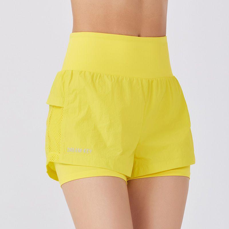 Export New Loose Breathable Quick-Drying Fitness Sports Running Shorts Women's Yoga Pantskirt Easiest for Match Casual Shorts Summer